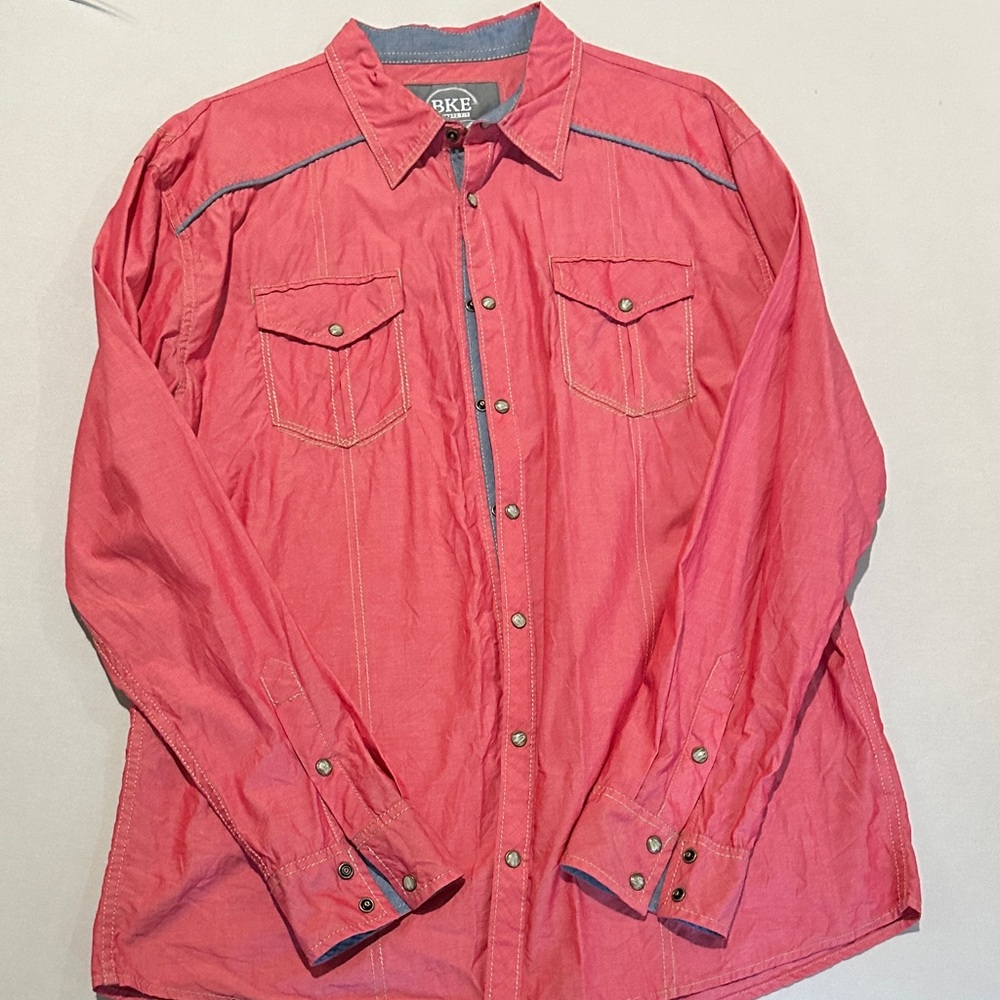 BKE Men's Coral Shirt